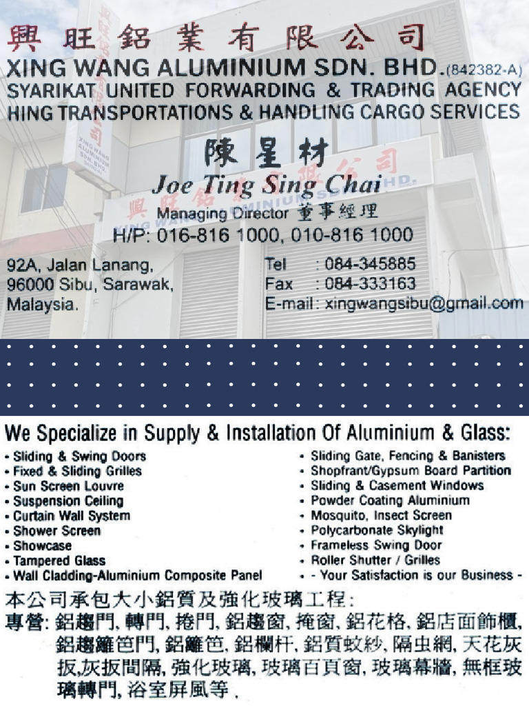 Xing Wang Aluminium Pdf