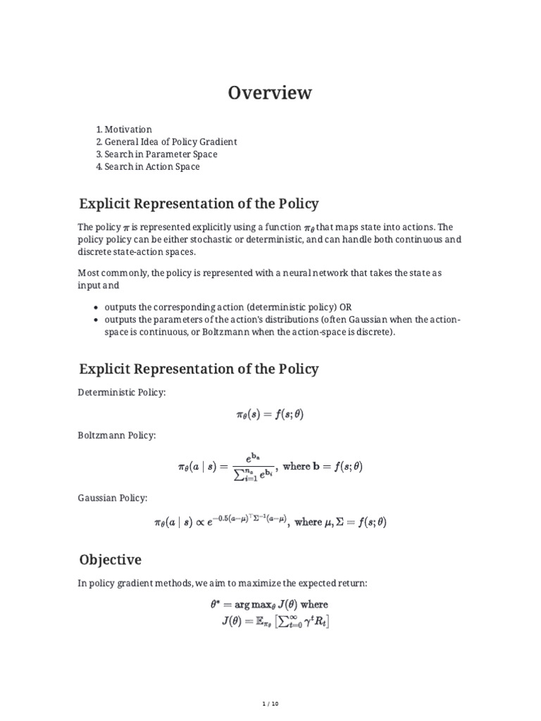 13 ML Reinforcement Learning - Policy Search | PDF | Estimator | Monte ...