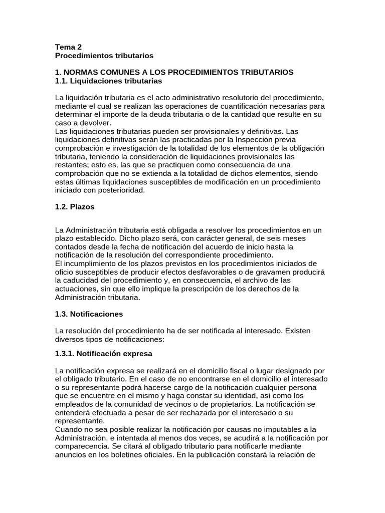Tema 2 | PDF | Pagos | Estatuto de limitaciones