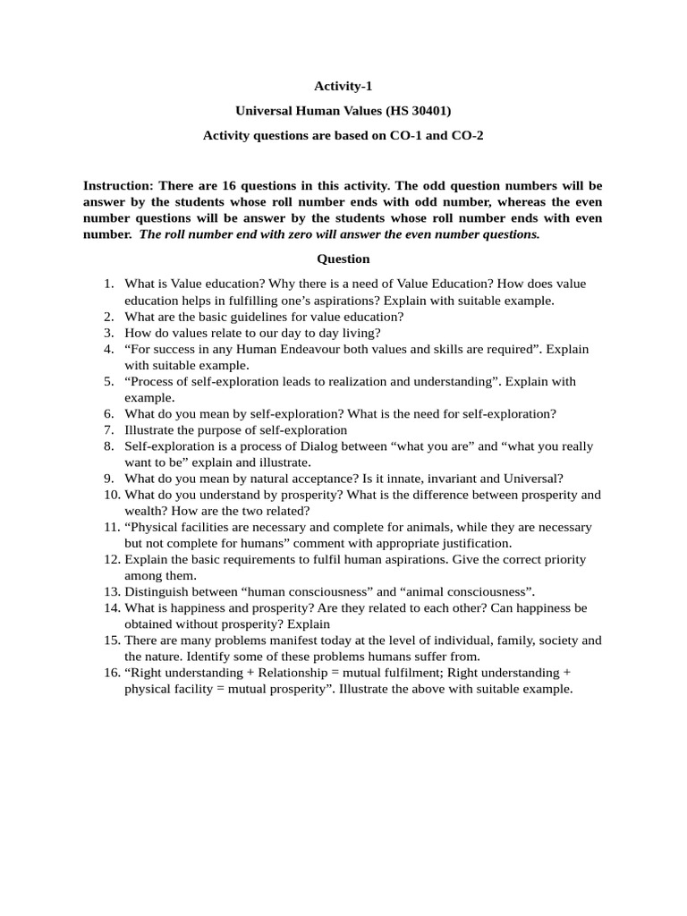 Activity 1 | PDF