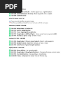 Daily Exam Preparation Routine | PDF