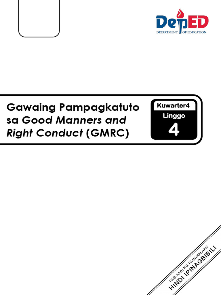 Las - GMRC 1 Q4 - W4 | PDF