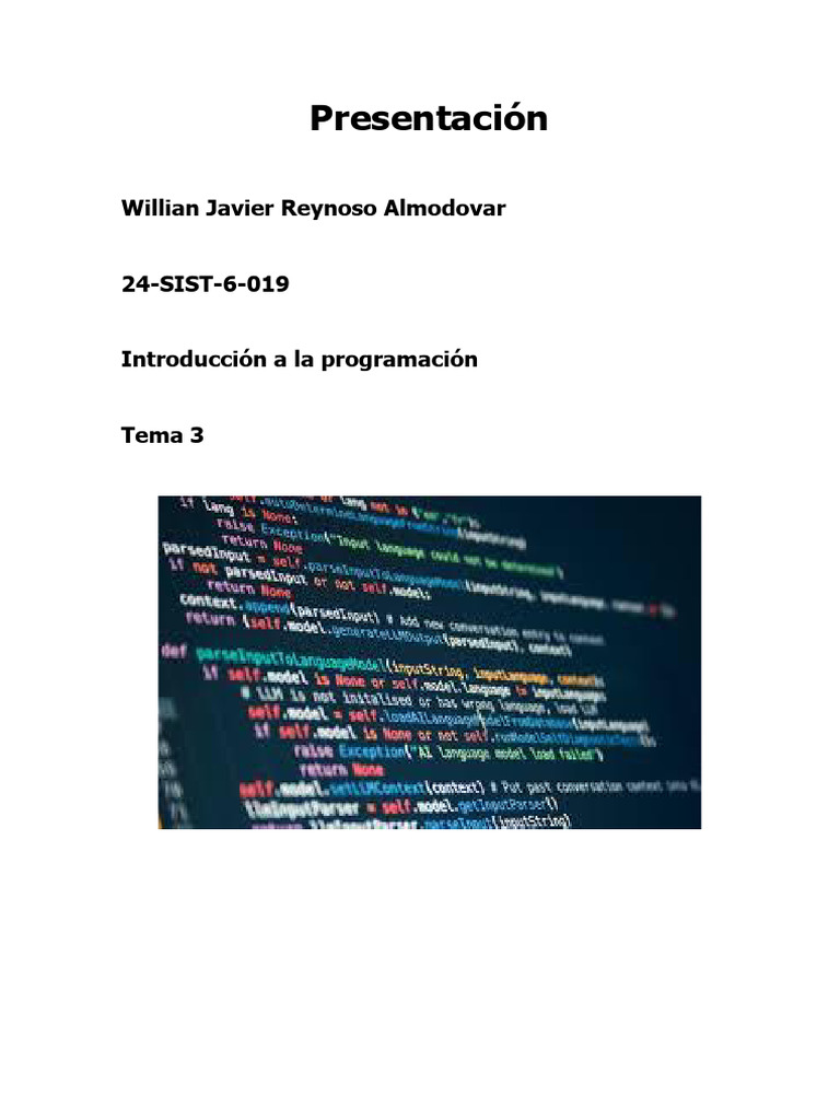 Tema 3 | PDF | Algoritmos | Programa de computadora