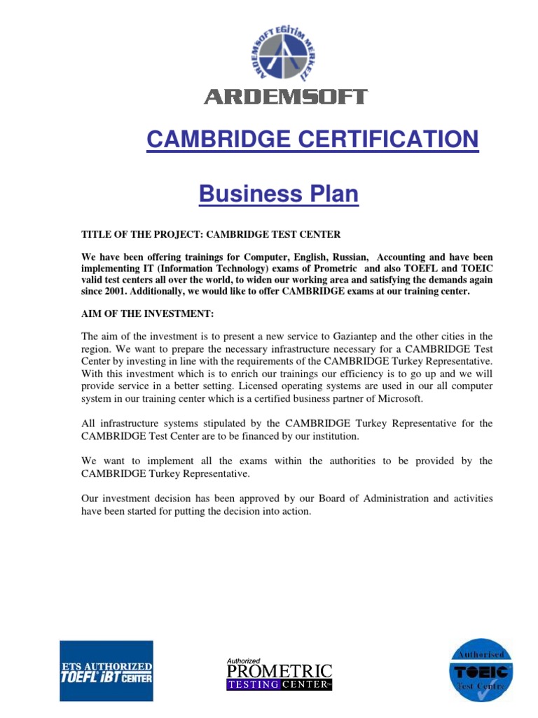 Cambridge business courses image
