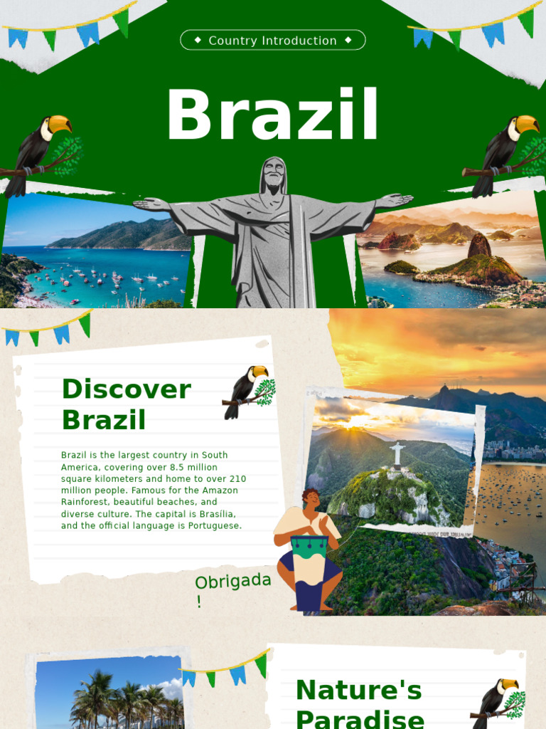 Introduction to Brazil's Wonders | PDF | Brazil | Amazon Rainforest