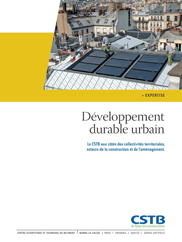Developpemnt Durable Urbain | PDF | Développement durable ...
