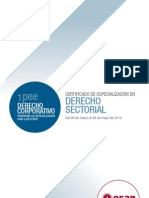 1PEE Derecho Corporativo: Especialización-Derecho Sectorial