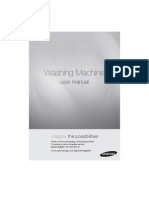 Samsung Washing Machine (WA80U3) Manual