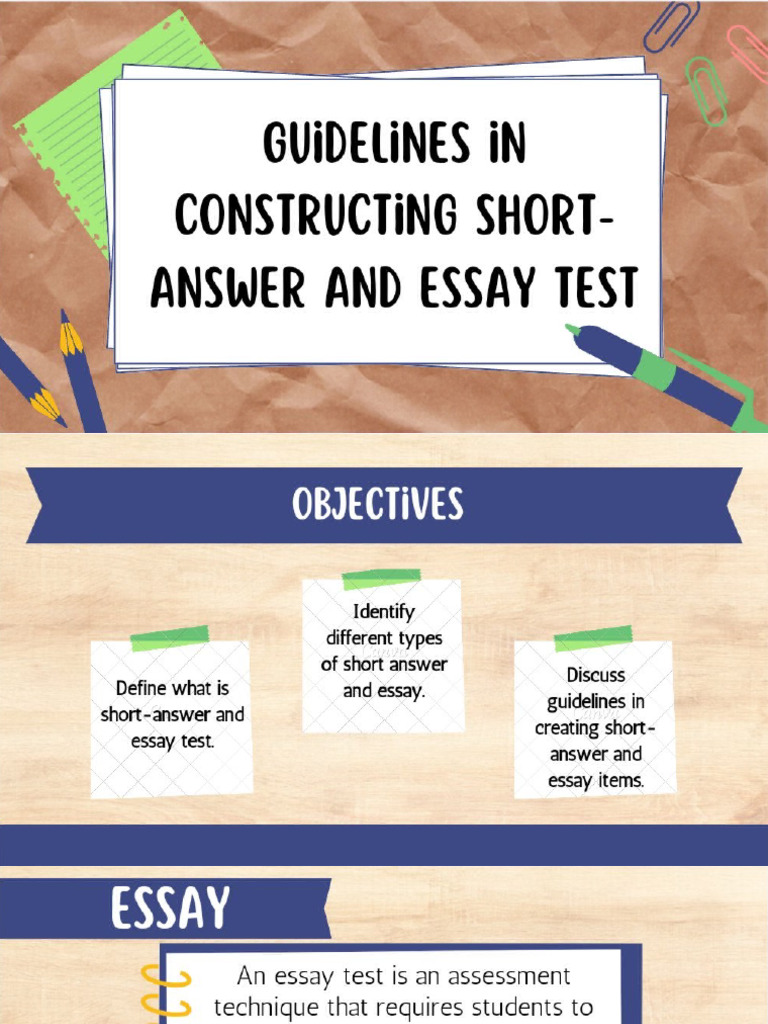 Essay Short Answer | PDF