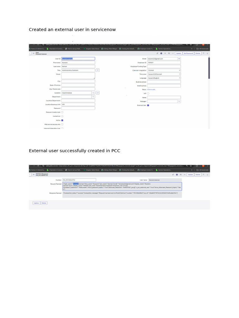 ServiceNow External User Management | PDF
