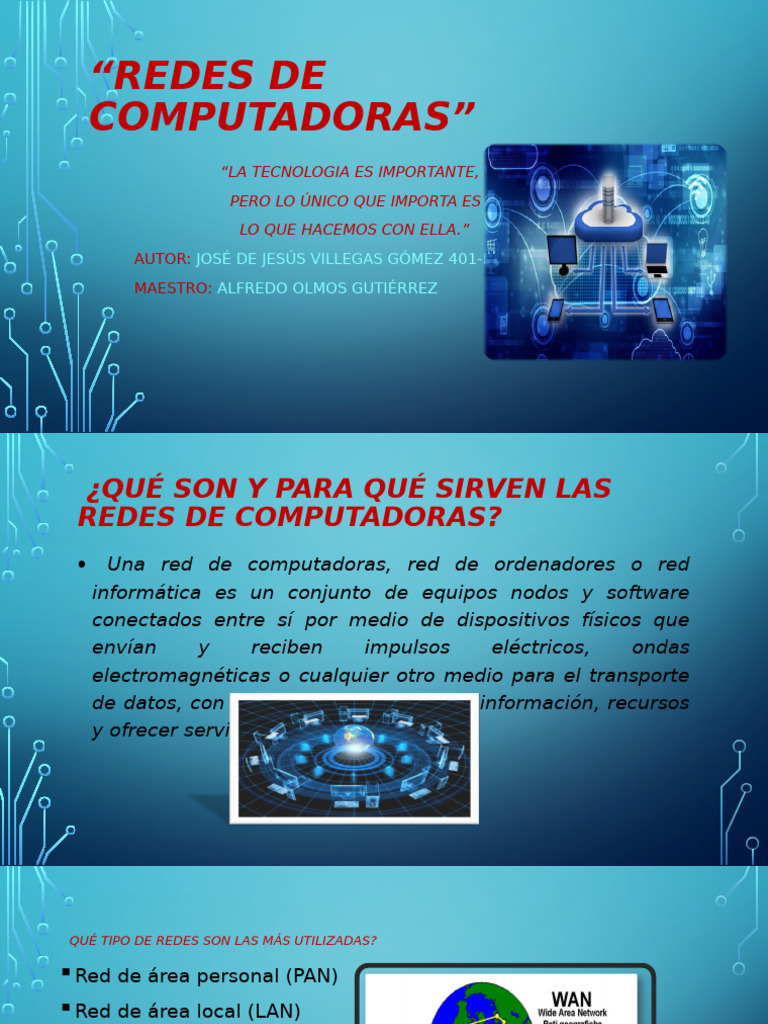 Tipos y ventajas de redes de computadoras | PDF | Red de computadoras ...