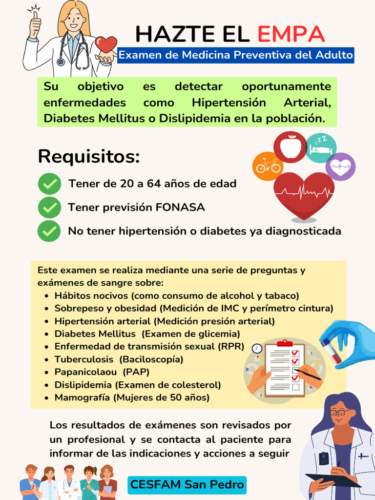 Examen EMPA: Detección de Enfermedades | PDF