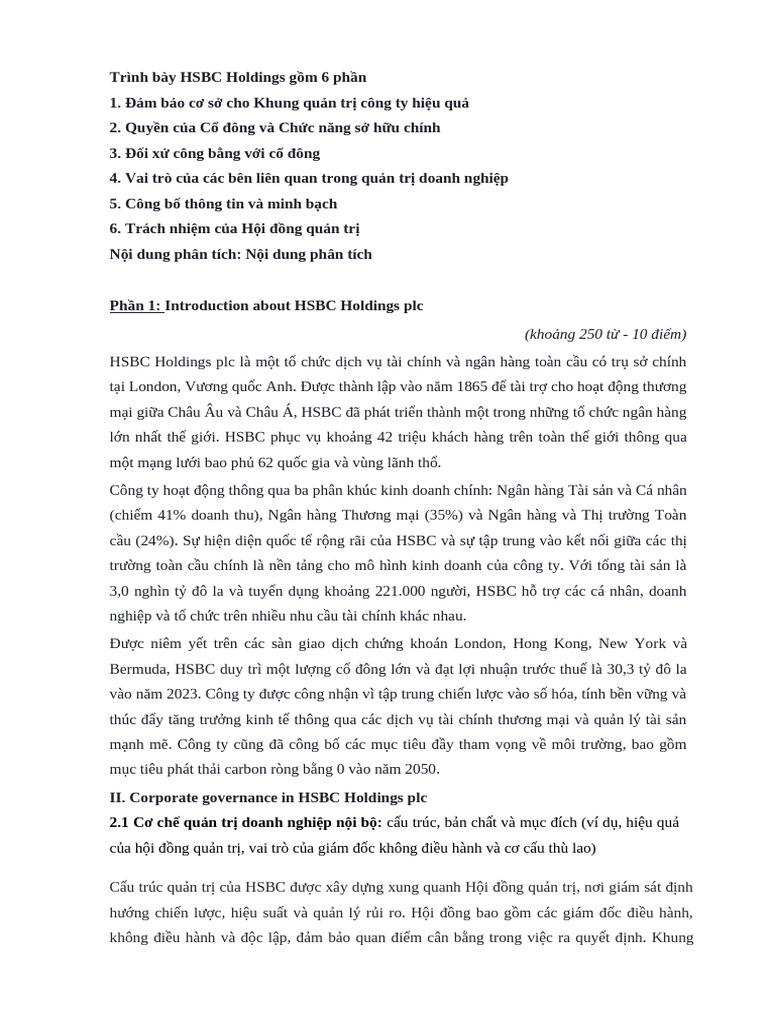 HSBC Holdings | PDF