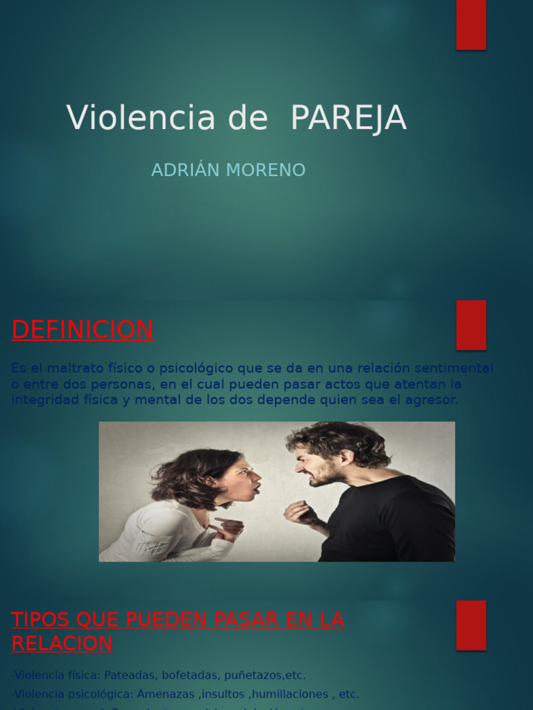 Tipos y causas de la violencia de pareja | PDF