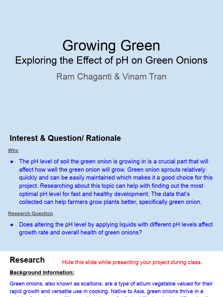 Science+Fair+Project+ +Presentation+Template+Jain+2025 | PDF | Ph | Soil