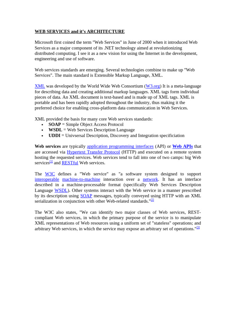 1ec46WEB SERVICES and It-Amity Uni | PDF | Web Service | Soap