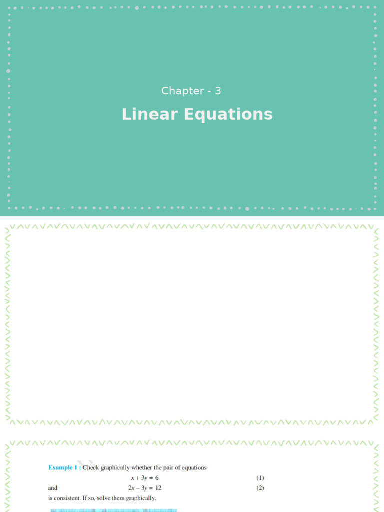Understanding Linear Equations and Solutions | PDF | Equations | System ...