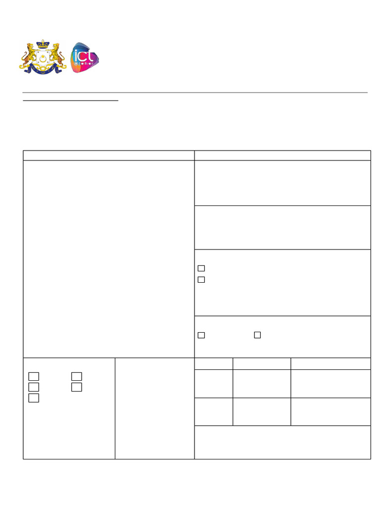 Borang Permohonan Kenderaan (Borang Kosong) | PDF