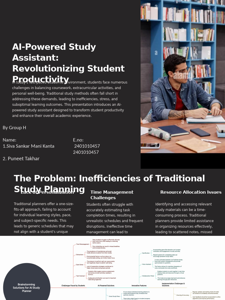 Ai Powered Study Assistant Revolutionizing Student Productivity Pdf