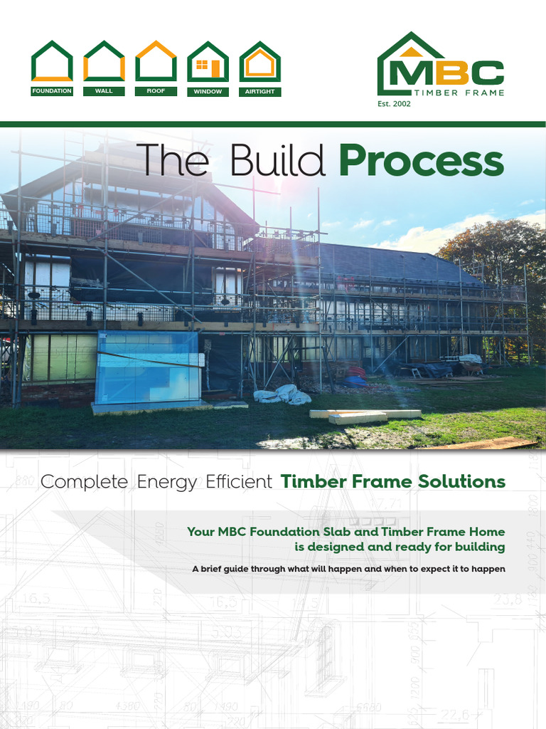MBC Timber Frame Build Process Guide | PDF | Foundation (Engineering ...