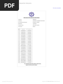 Kolkata Traffic Police __ Case Details