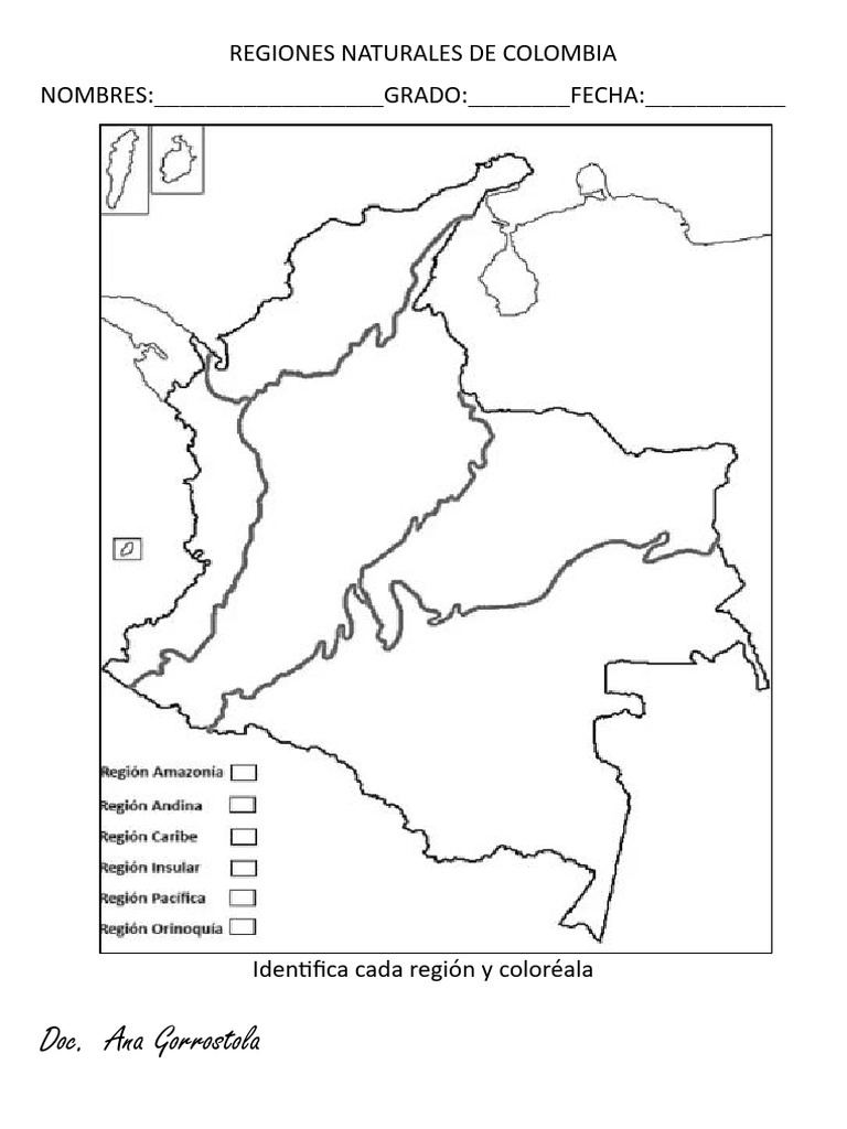 Regiones Naturales de Colombia | PDF