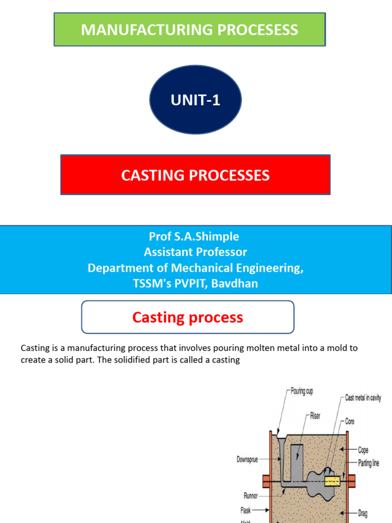 Overview of Casting Processes in Manufacturing | PDF | Casting ...