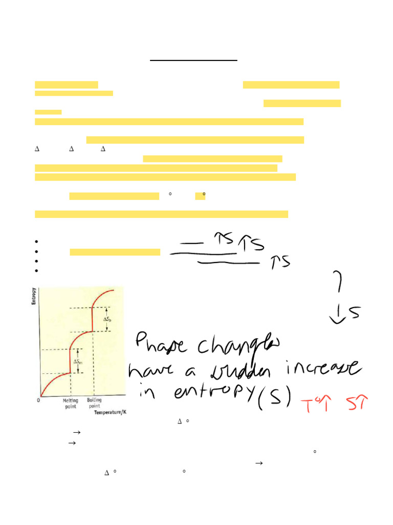 2425 Level N Chemistry Chapter 17 Notes | PDF | Gibbs Free Energy ...