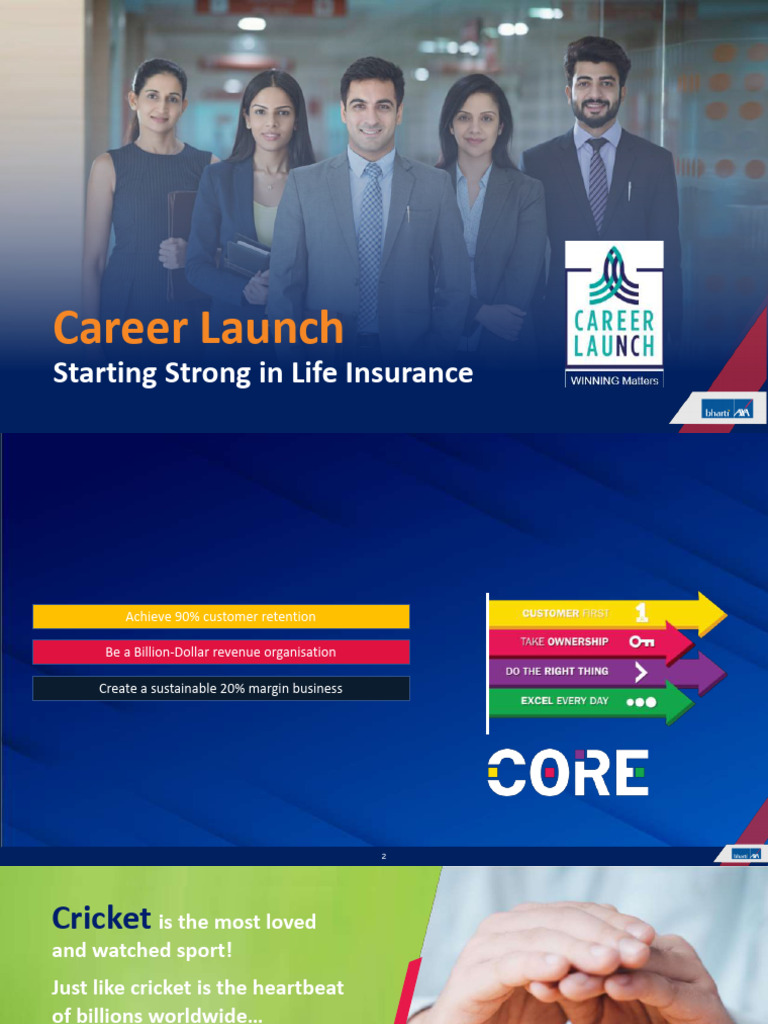 Career Launch in Life Insurance | PDF