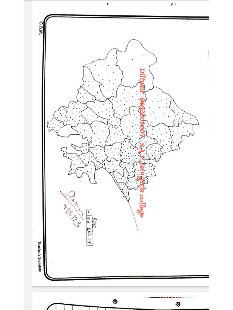 Maps of Rajasthan and India | PDF