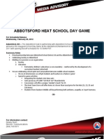 120229 - Media Advisory - School Day Game