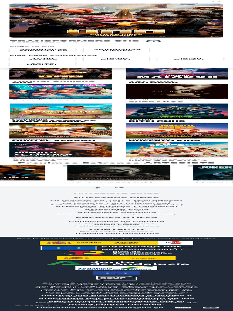 Artesiete Cines | PDF