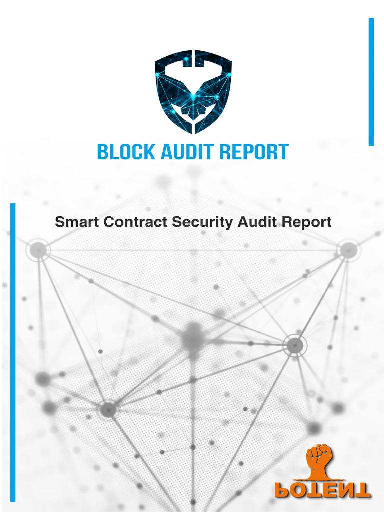 POTENT Smart Contract Audit Report | PDF | Tort | Unit Testing