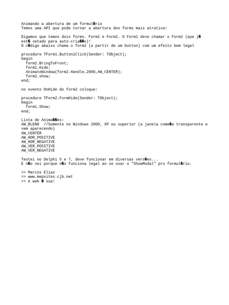 Anima Abertura Do Form | PDF