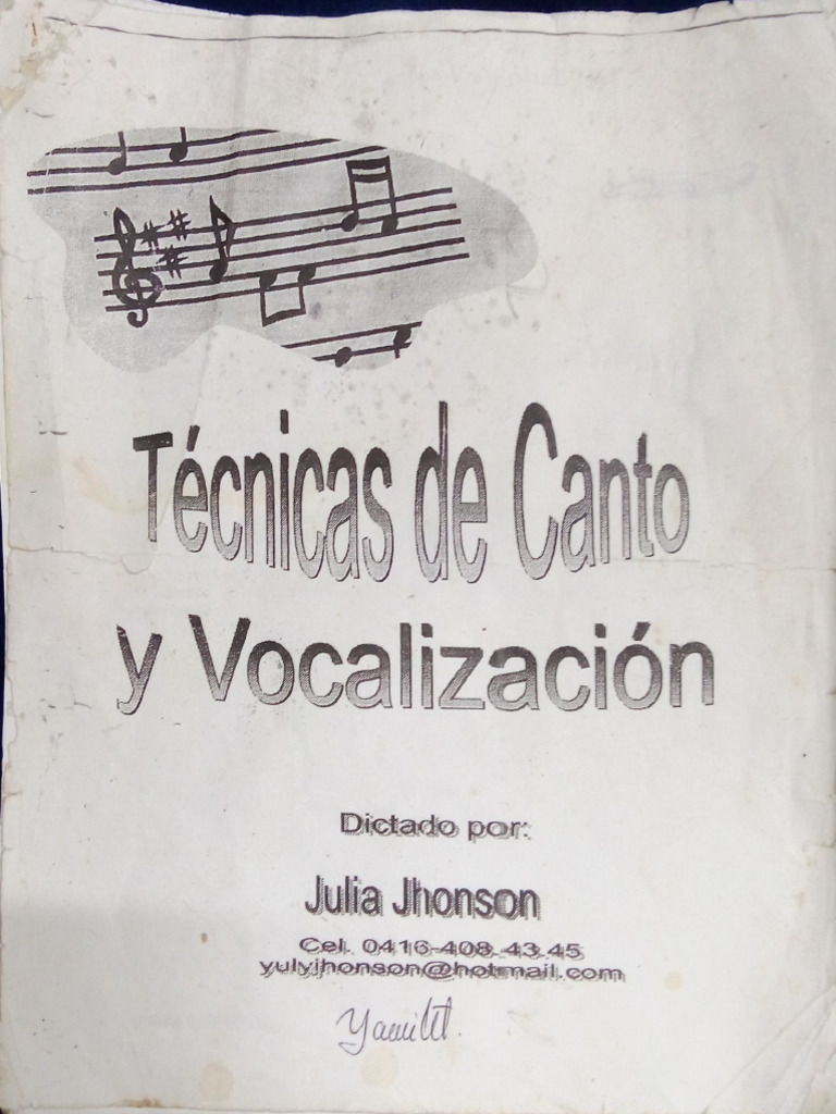 Técnicas de Canto y Vocalizacion@ | PDF
