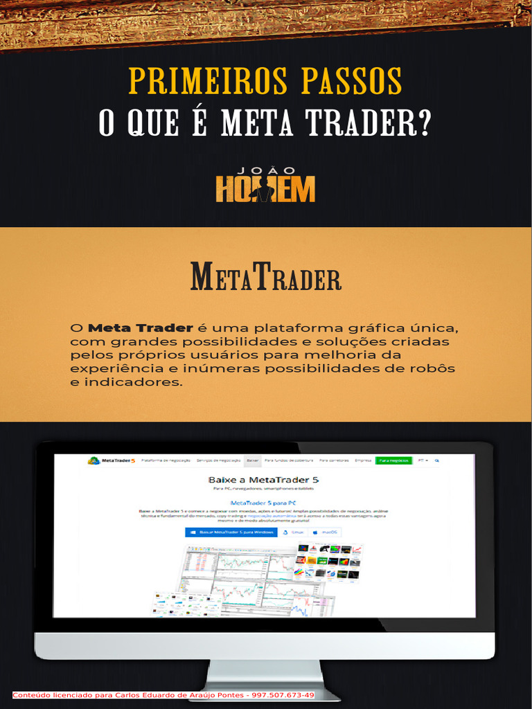 Guia Completo para Instalar Meta Trader 5 | PDF | Mercado (economia ...