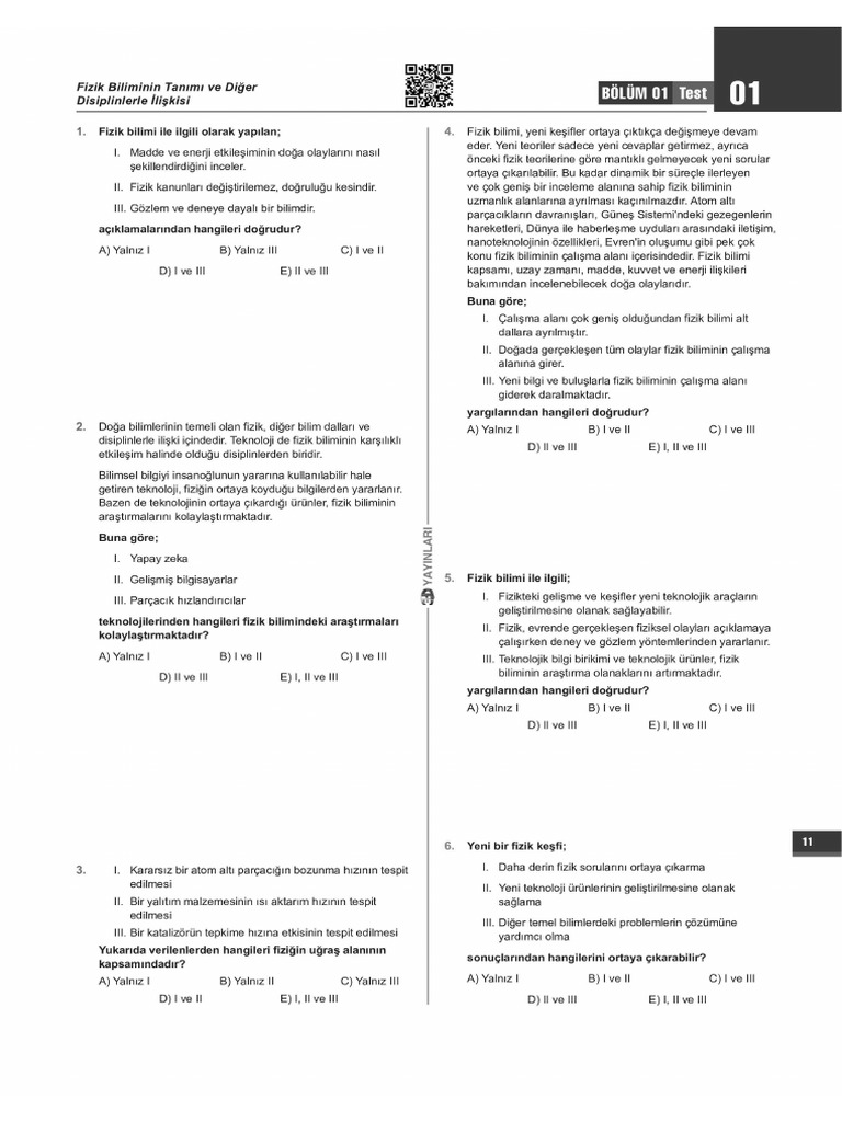 3d Tyt Fizik 1 | PDF