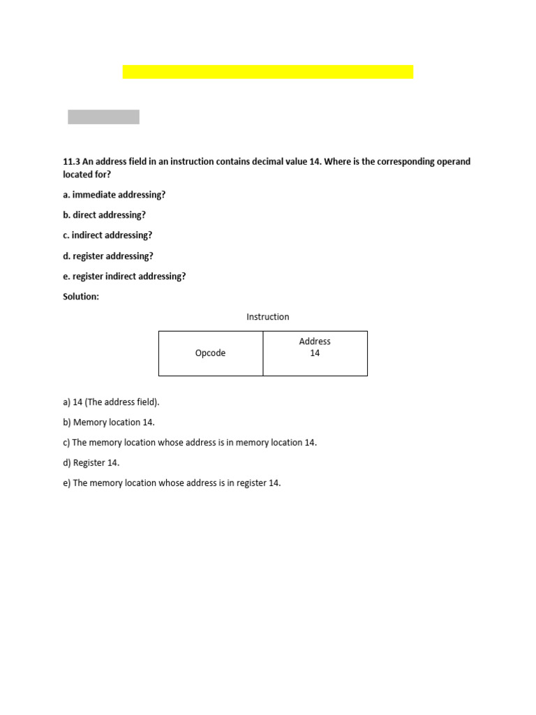 Instruction Sets and Addressing Modes Explained | PDF