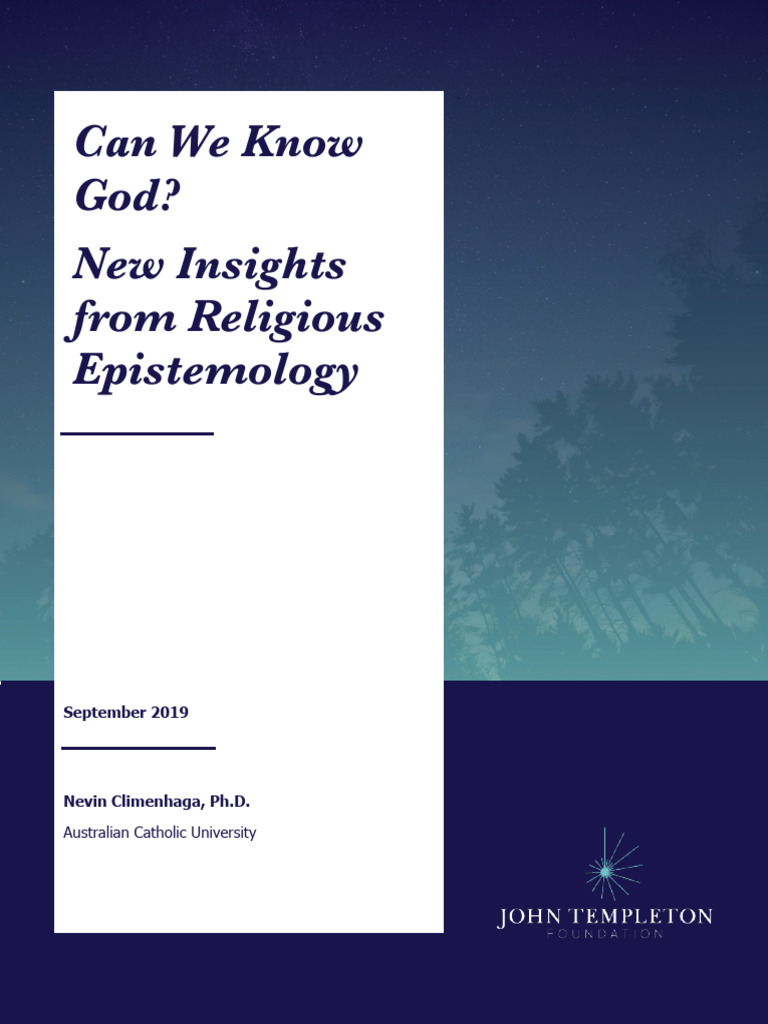 Religious Epistemology PDF Formatted | PDF | Epistemology | Knowledge