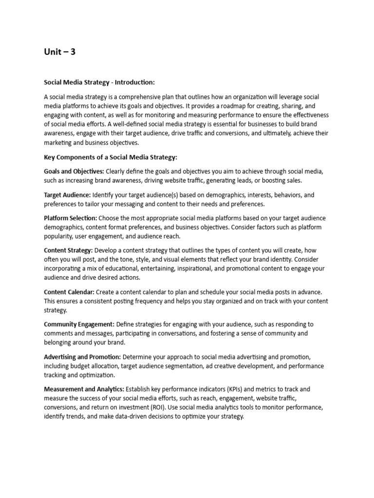 Social Media Strategy Essentials Guide | PDF | Digital Marketing ...