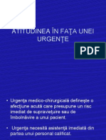 Atitudinea in Fata Unei Urgente