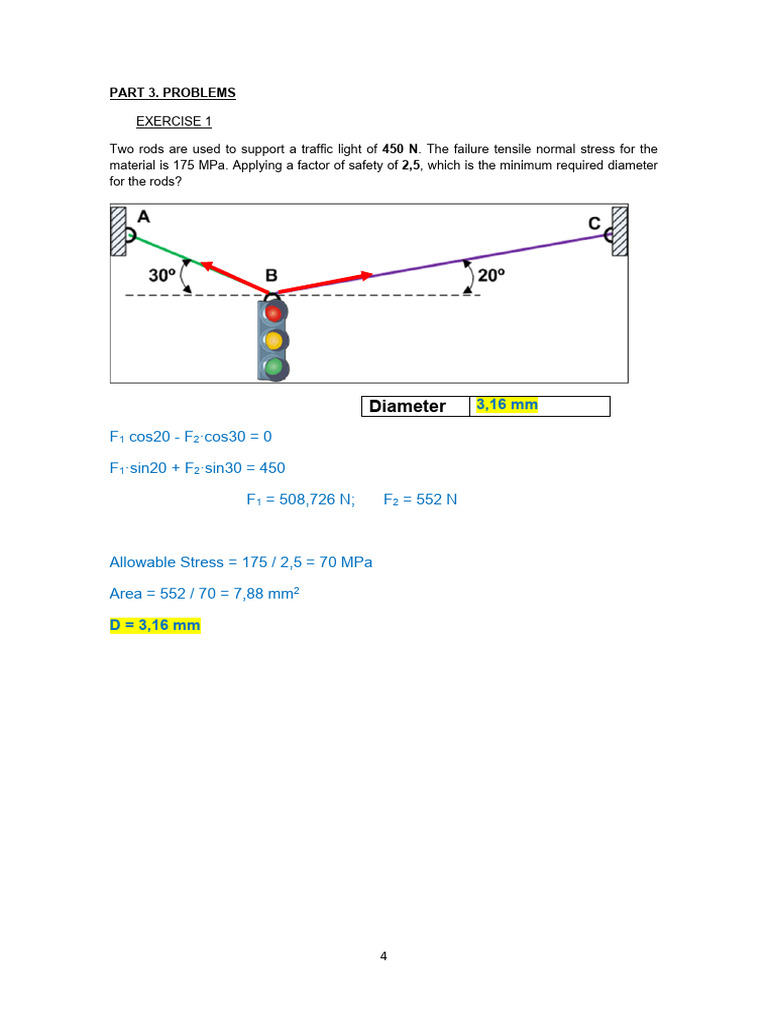 Stress Analysis of Structural Rods and Handles | PDF | Stress ...