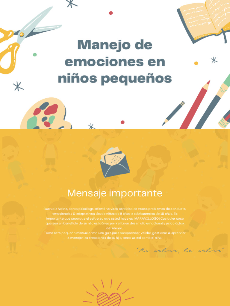 Guía para Manejar Emociones Infantiles | PDF | Las emociones | Ira