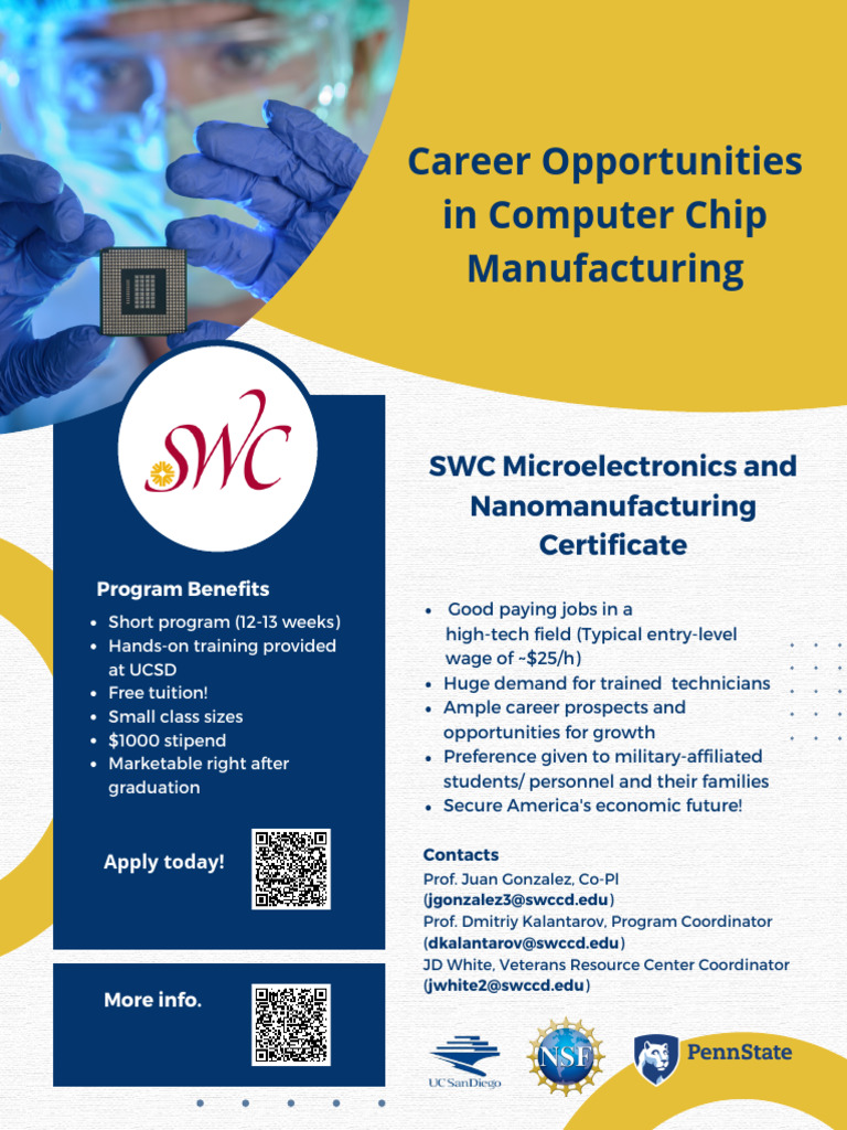 UCSD Microelectronics Program Benefits | PDF