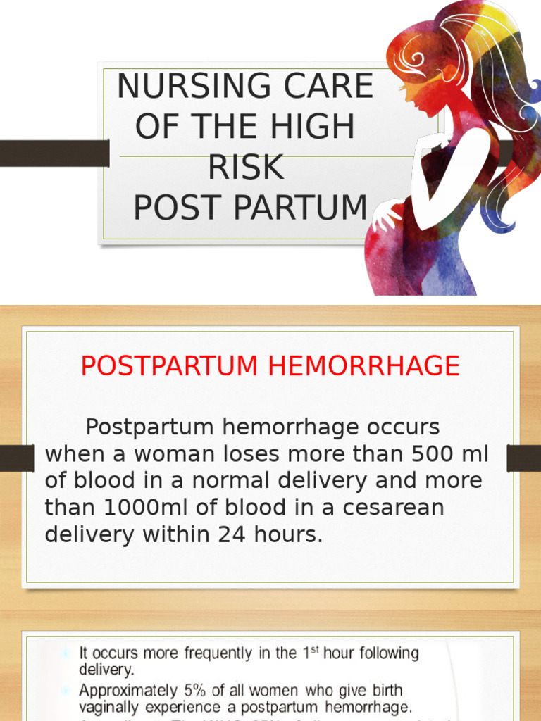 POSTPARTUM PROBLEMS | PDF | Major Depressive Disorder | Postpartum ...