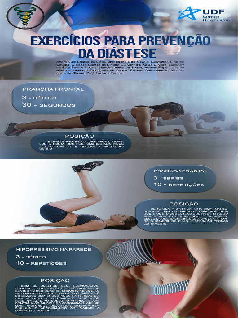exercícios Diástase Abdominal | PDF