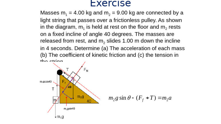 Exercise On Dynamics | PDF