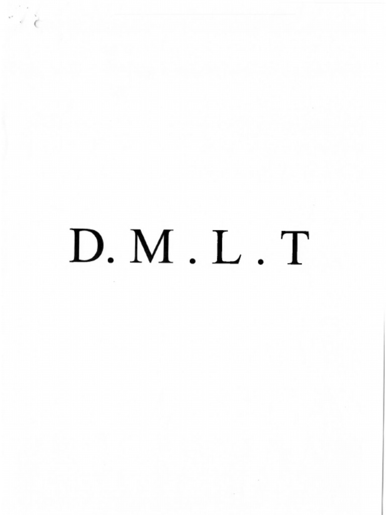 D M L T | PDF