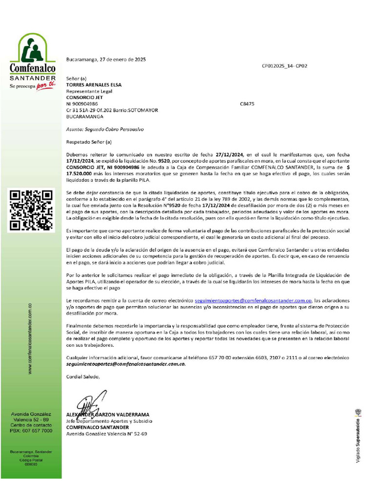 Alcance Cobro Persuasivo CP02 ProcAGOSTO 2024-14 | PDF