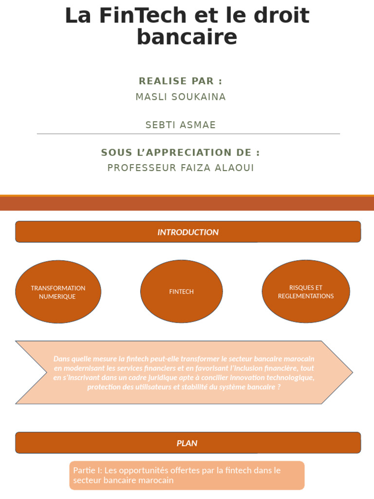 FinTech et transformation bancaire au Maroc | PDF | Banques | Crytomonnaies